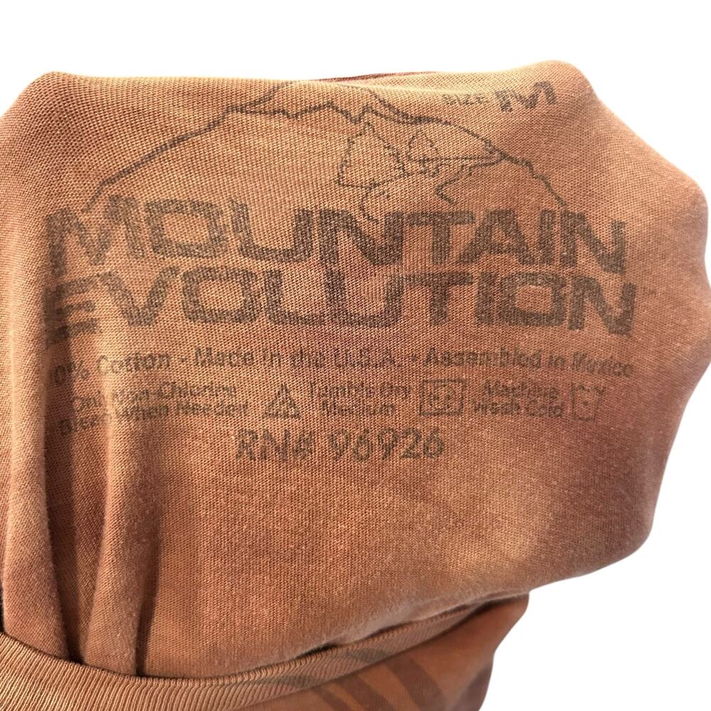 The Mountain Evolution Native American Indian AOP Shirt Sz Medium Long Sleeve - Picture 16 of 16